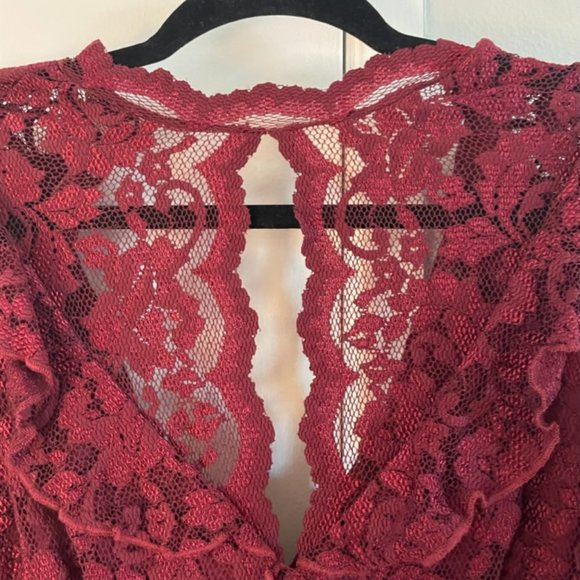 Free People X Saylor Devin Lace Mini Dress - Picture 5 of 6